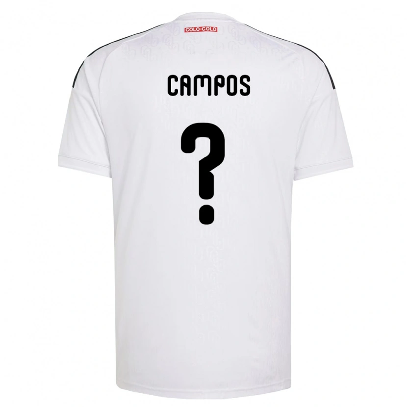 Danxen Män Víctor Campos #0 Vit Svart Hemmatröja Matchtröjor 2026/27 Tröjor T-Tröja