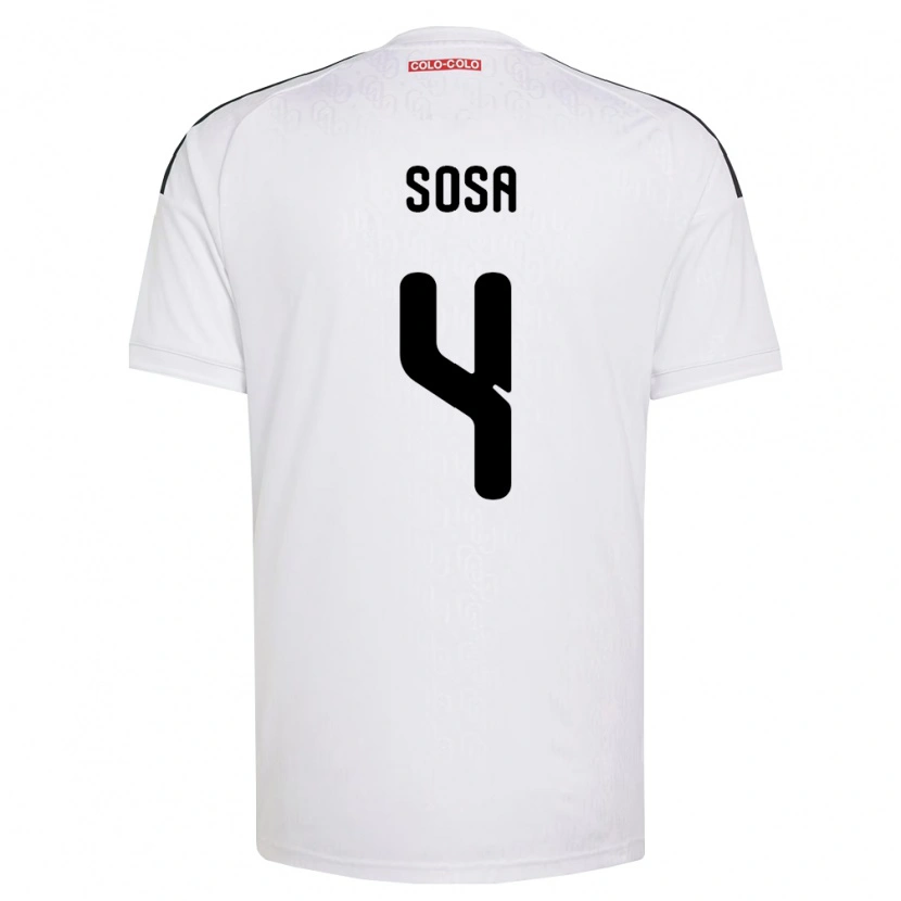 Danxen Män Joaquín Sosa #4 Vit Svart Hemmatröja Matchtröjor 2026/27 Tröjor T-Tröja