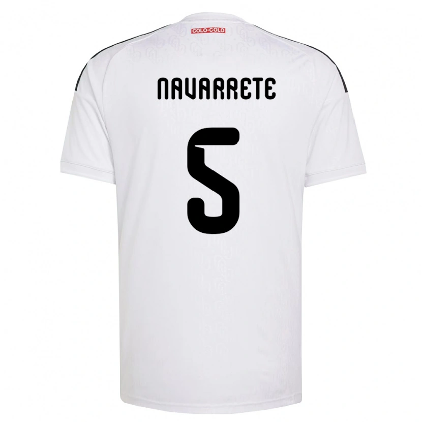 Danxen Män Martín Navarrete #5 Vit Svart Hemmatröja Matchtröjor 2026/27 Tröjor T-Tröja