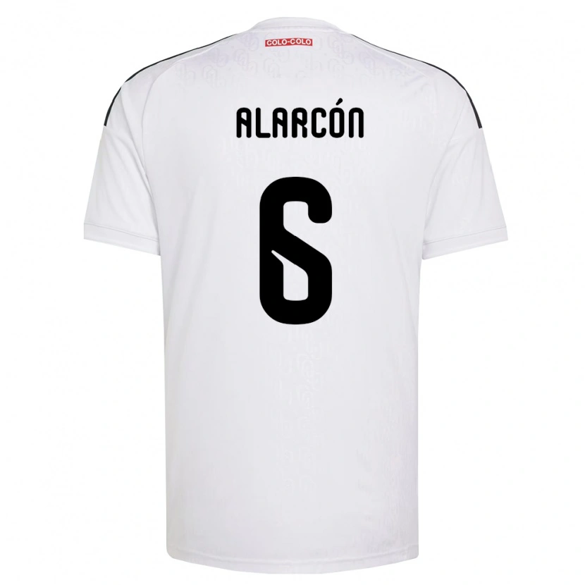 Danxen Män Tomás Alarcón #6 Vit Svart Hemmatröja Matchtröjor 2026/27 Tröjor T-Tröja