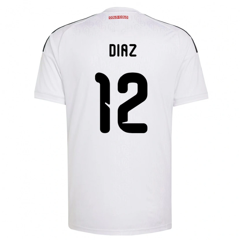 Danxen Män Javiera Díaz #12 Vit Svart Hemmatröja Matchtröjor 2026/27 Tröjor T-Tröja