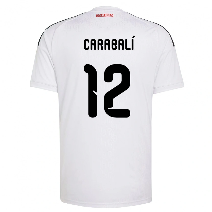 Danxen Män Omar Carabalí #12 Vit Svart Hemmatröja Matchtröjor 2026/27 Tröjor T-Tröja