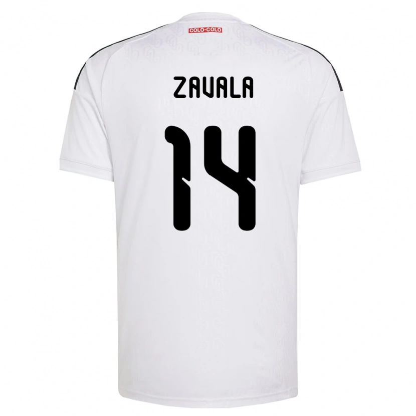 Danxen Män Cristián Zavala #14 Vit Svart Hemmatröja Matchtröjor 2026/27 Tröjor T-Tröja