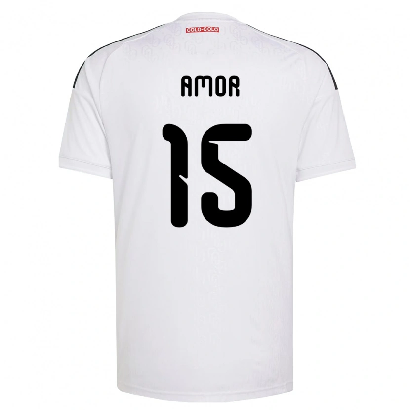 Danxen Män Emiliano Amor #15 Vit Svart Hemmatröja Matchtröjor 2026/27 Tröjor T-Tröja