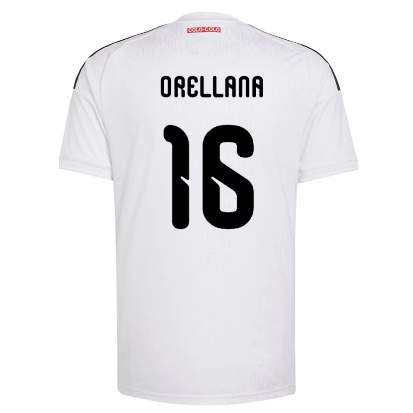 Danxen Män Matías Orellana #16 Vit Svart Hemmatröja Matchtröjor 2026/27 Tröjor T-Tröja