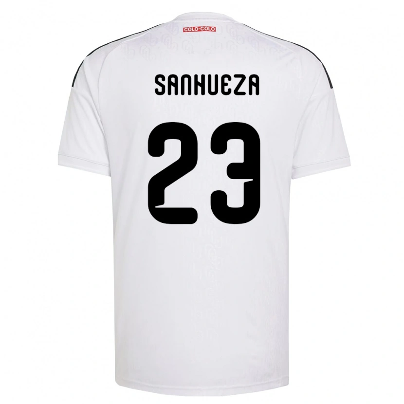 Danxen Män Nicol Sanhueza #23 Vit Svart Hemmatröja Matchtröjor 2026/27 Tröjor T-Tröja