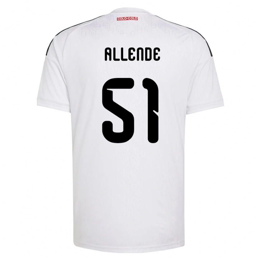 Danxen Män Pierre Allende #51 Vit Svart Hemmatröja Matchtröjor 2026/27 Tröjor T-Tröja