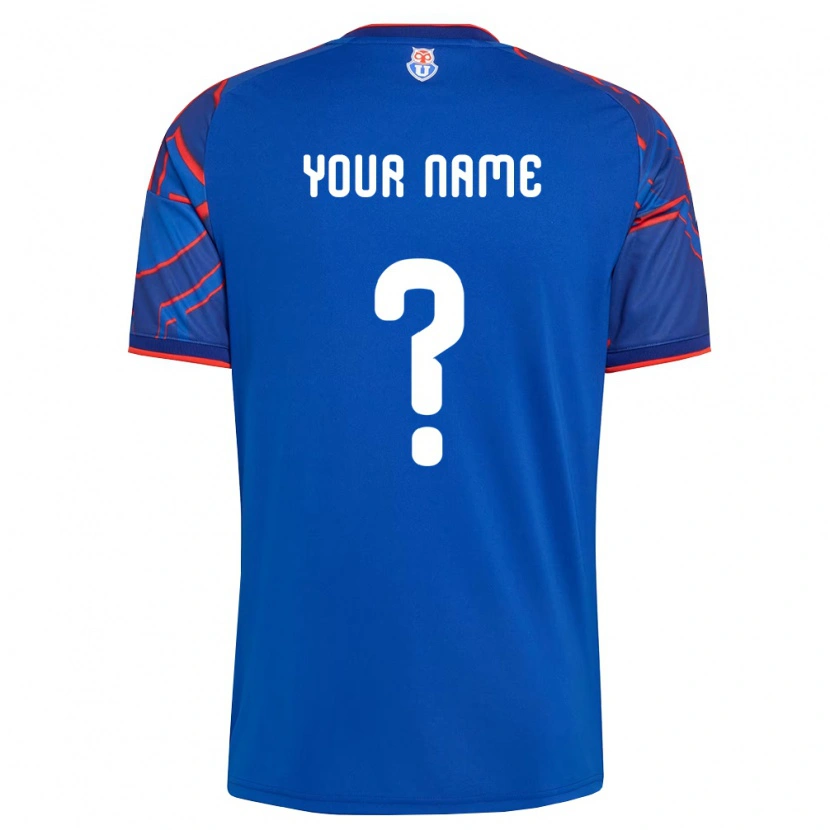 Danxen Män Ditt Namn #0 Kungligt Blå Röd Hemmatröja Matchtröjor 2026/27 Tröjor T-Tröja