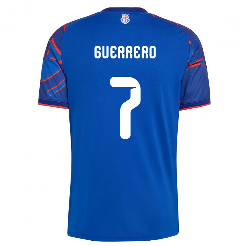 Danxen Män Maximiliano Guerrero #7 Kungligt Blå Röd Hemmatröja Matchtröjor 2026/27 Tröjor T-Tröja