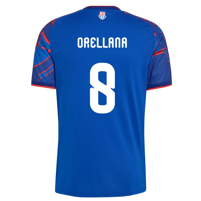 Danxen Män Denisse Orellana #8 Kungligt Blå Röd Hemmatröja Matchtröjor 2026/27 Tröjor T-Tröja