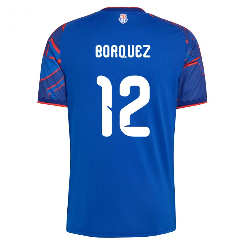 Danxen Män Gabriela Bórquez #12 Kungligt Blå Röd Hemmatröja Matchtröjor 2026/27 Tröjor T-Tröja