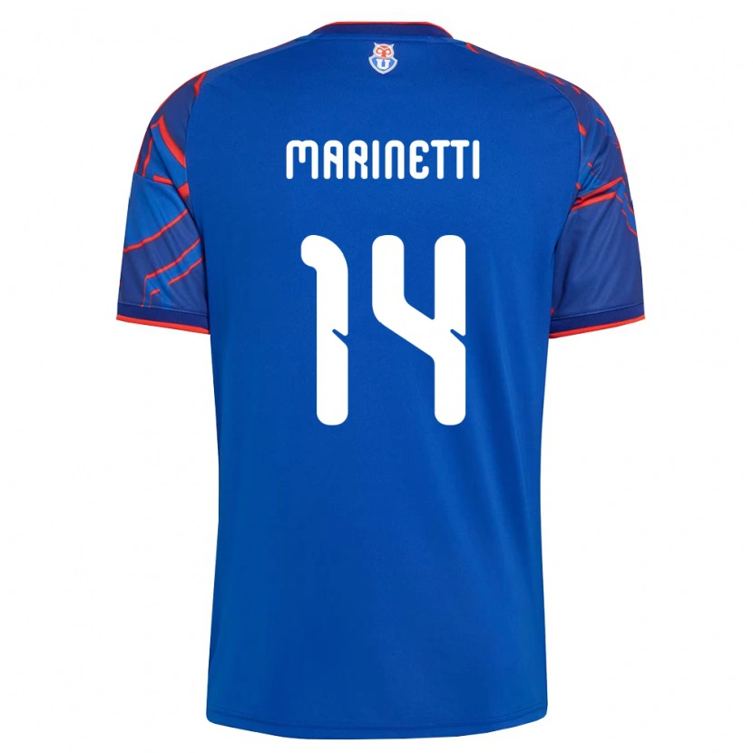 Danxen Män Nicolás Marinetti #14 Kungligt Blå Röd Hemmatröja Matchtröjor 2026/27 Tröjor T-Tröja