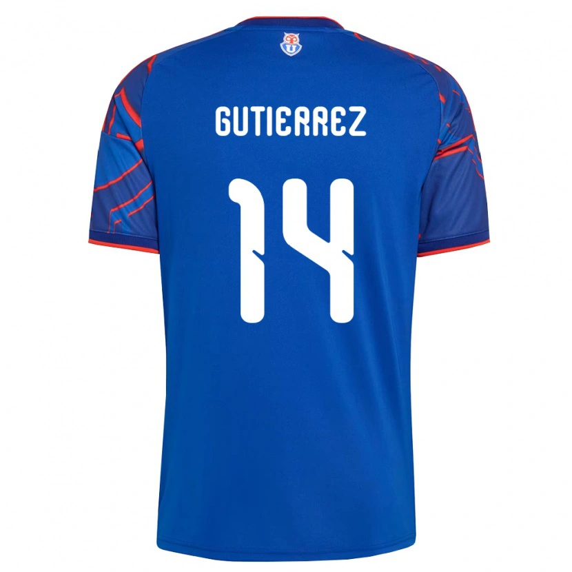 Danxen Män Ana Gutiérrez #14 Kungligt Blå Röd Hemmatröja Matchtröjor 2026/27 Tröjor T-Tröja