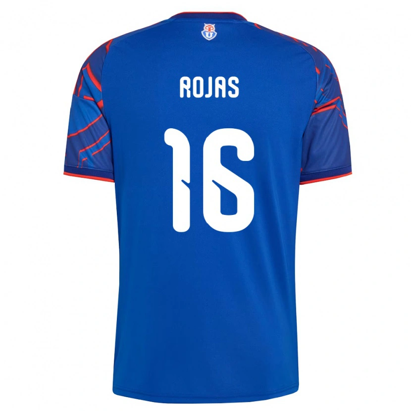 Danxen Män Elías Rojas #16 Kungligt Blå Röd Hemmatröja Matchtröjor 2026/27 Tröjor T-Tröja