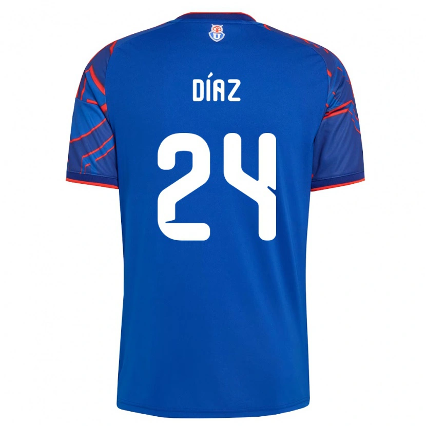 Danxen Män Antonio Díaz #24 Kungligt Blå Röd Hemmatröja Matchtröjor 2026/27 Tröjor T-Tröja
