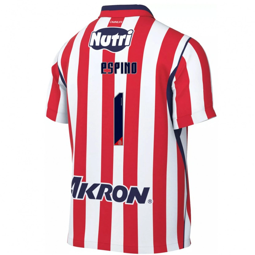 Danxen Män Celeste Espino #1 Röd Vit Hemmatröja Matchtröjor 2026/27 Tröjor T-Tröja