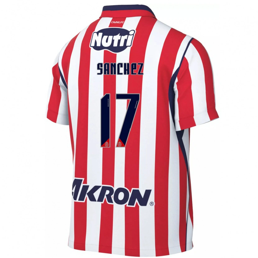 Danxen Män Jesús Sánchez #17 Röd Vit Hemmatröja Matchtröjor 2026/27 Tröjor T-Tröja