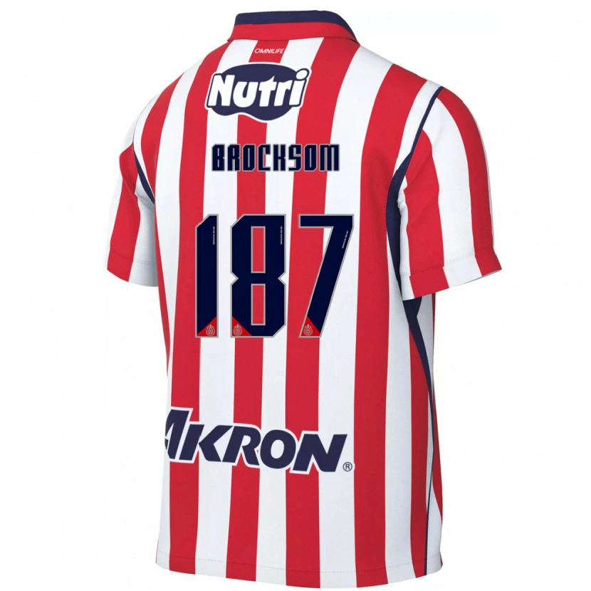Danxen Män Brandón Brocksom #187 Röd Vit Hemmatröja Matchtröjor 2026/27 Tröjor T-Tröja