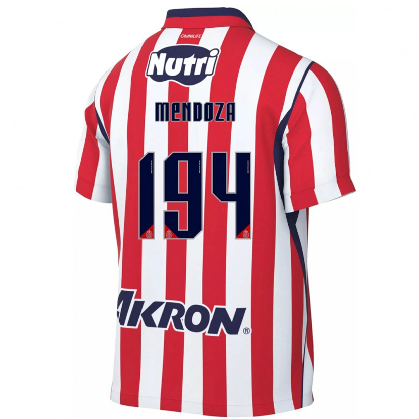 Danxen Män Esteban Mendoza #194 Röd Vit Hemmatröja Matchtröjor 2026/27 Tröjor T-Tröja