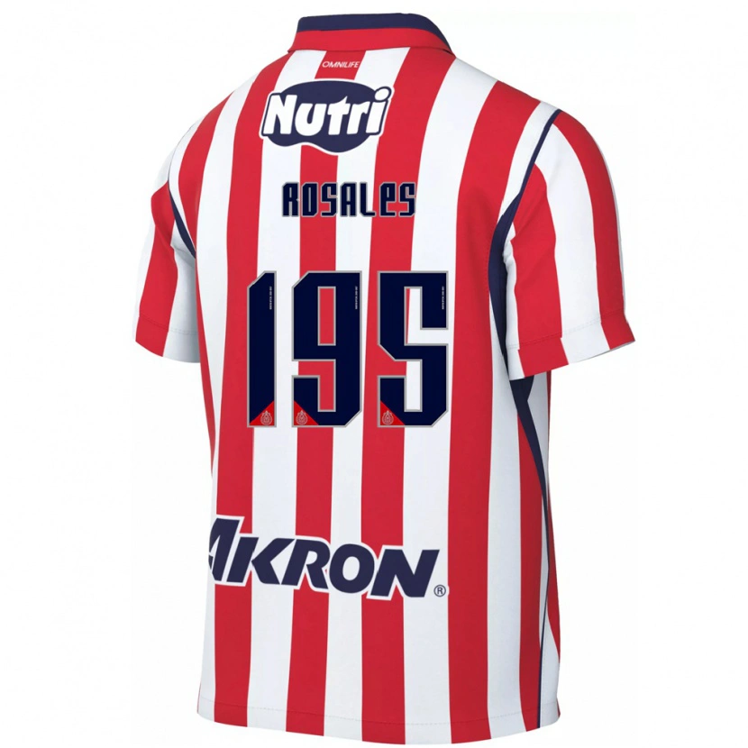 Danxen Män Diego Rosales #195 Röd Vit Hemmatröja Matchtröjor 2026/27 Tröjor T-Tröja