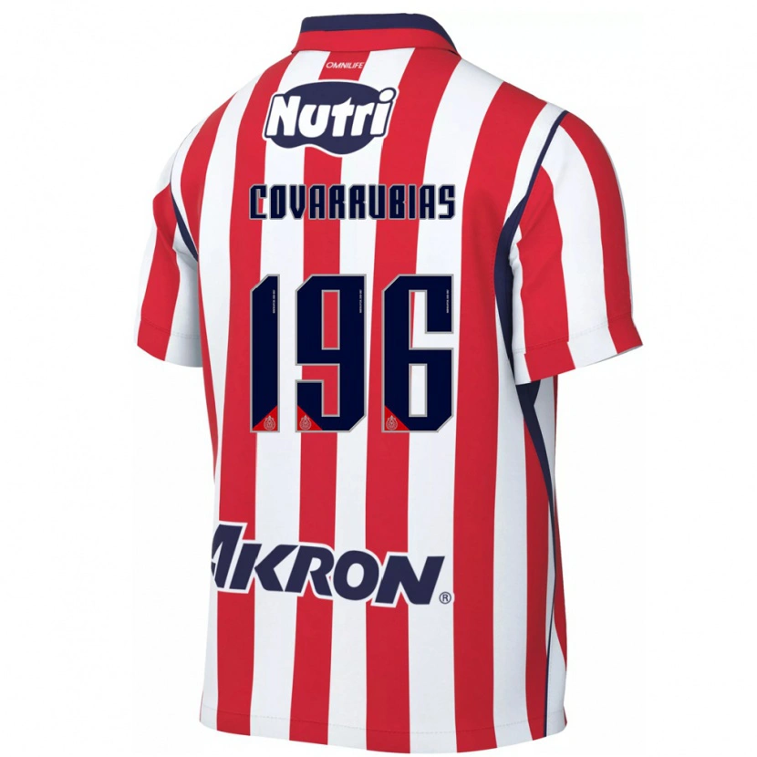 Danxen Män Diego Covarrubias #196 Röd Vit Hemmatröja Matchtröjor 2026/27 Tröjor T-Tröja