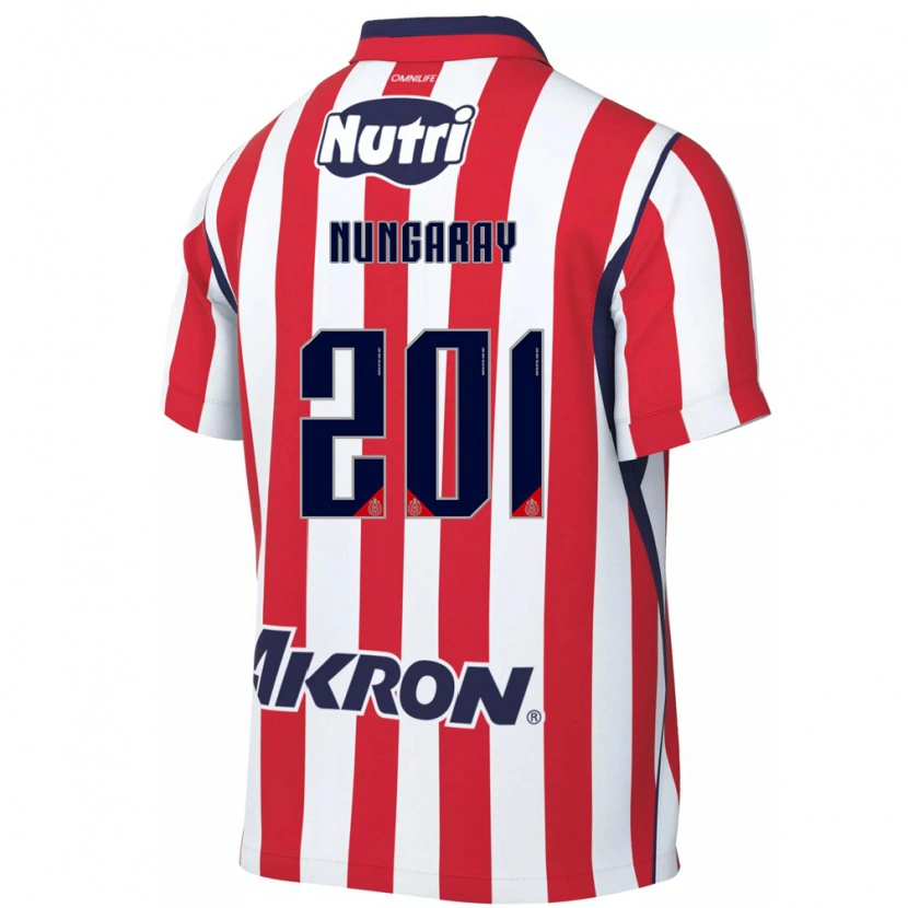 Danxen Män David Nungaray #201 Röd Vit Hemmatröja Matchtröjor 2026/27 Tröjor T-Tröja