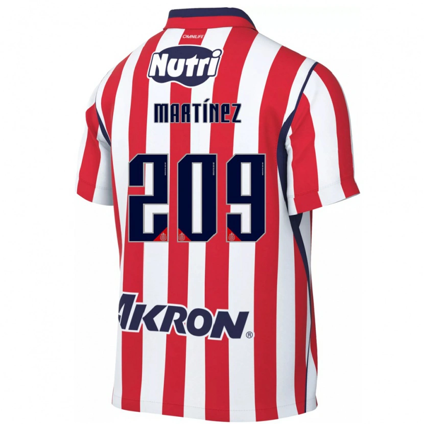 Danxen Män Iván Martínez #209 Röd Vit Hemmatröja Matchtröjor 2026/27 Tröjor T-Tröja