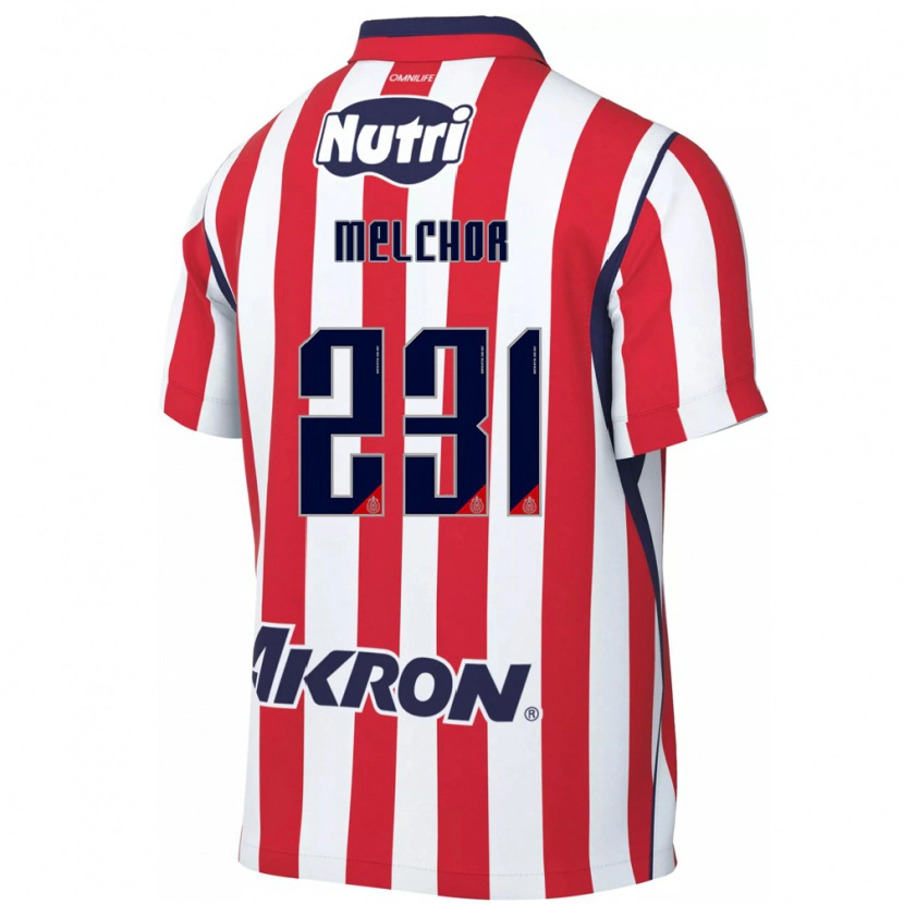 Danxen Män Oziel Melchor #231 Röd Vit Hemmatröja Matchtröjor 2026/27 Tröjor T-Tröja