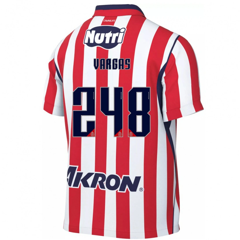 Danxen Män Uziel Vargas #248 Röd Vit Hemmatröja Matchtröjor 2026/27 Tröjor T-Tröja