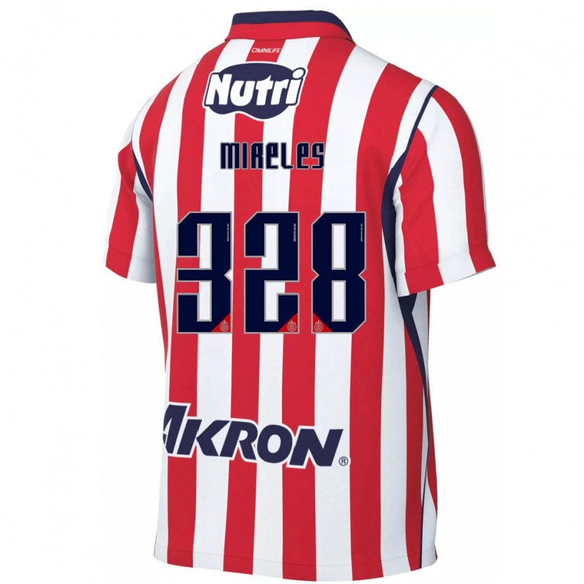 Danxen Män Ricardo Mireles #328 Röd Vit Hemmatröja Matchtröjor 2026/27 Tröjor T-Tröja