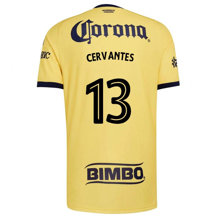 Danxen Män Alan Cervantes #13 Gul Röd Svart Hemmatröja Matchtröjor 2026/27 Tröjor T-Tröja