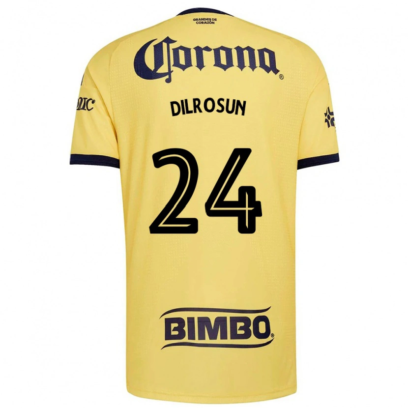 Danxen Män Javairo Dilrosun #24 Gul Röd Svart Hemmatröja Matchtröjor 2026/27 Tröjor T-Tröja
