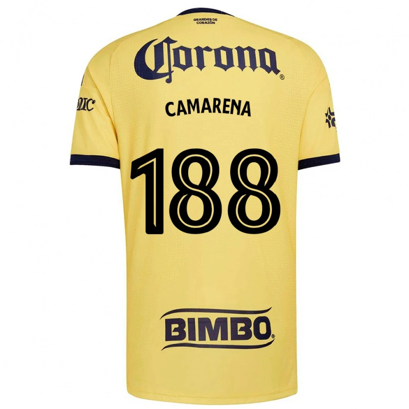 Danxen Män Santiago Camarena #188 Gul Röd Svart Hemmatröja Matchtröjor 2026/27 Tröjor T-Tröja