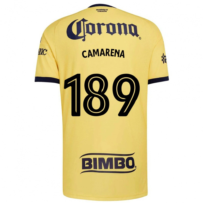 Danxen Män Luis Camarena #189 Gul Röd Svart Hemmatröja Matchtröjor 2026/27 Tröjor T-Tröja