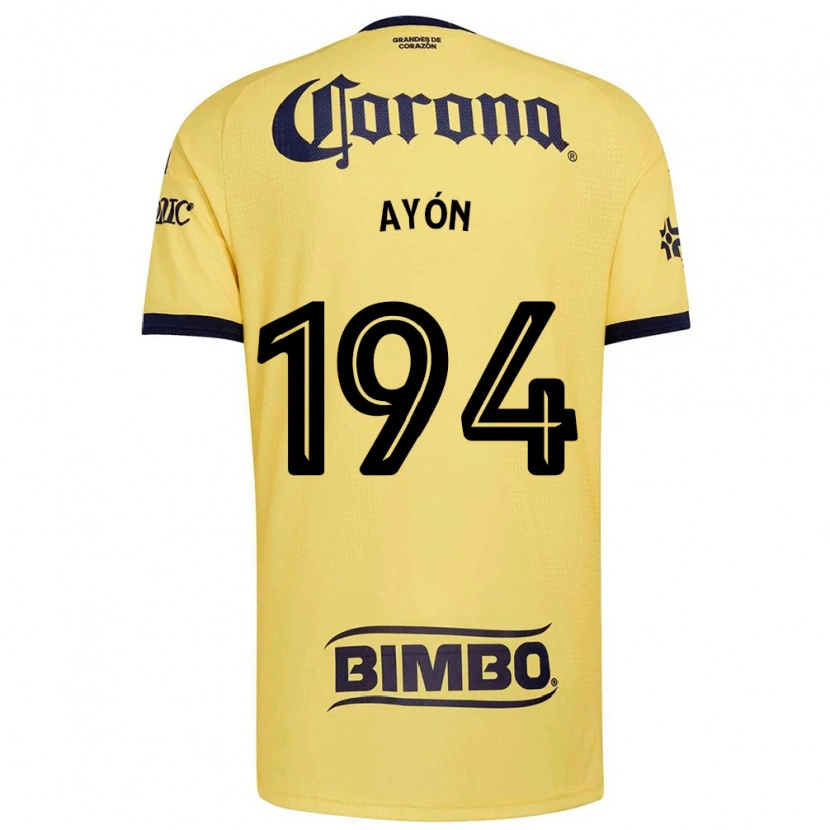Danxen Män César Ayón #194 Gul Röd Svart Hemmatröja Matchtröjor 2026/27 Tröjor T-Tröja
