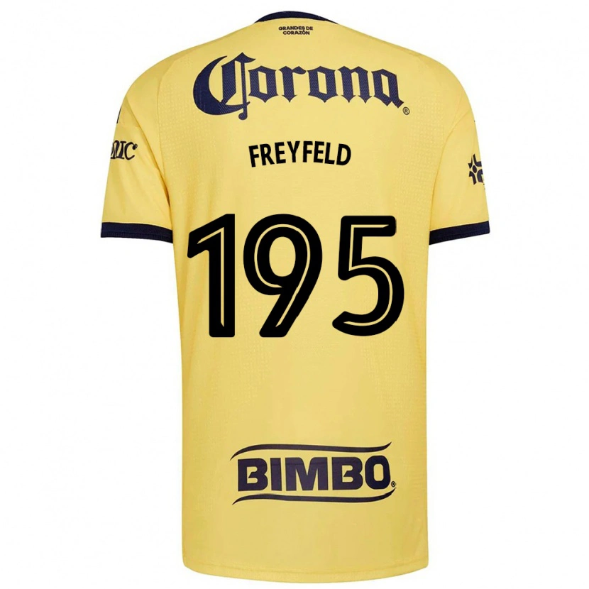 Danxen Män Julián Freyfeld #195 Gul Röd Svart Hemmatröja Matchtröjor 2026/27 Tröjor T-Tröja