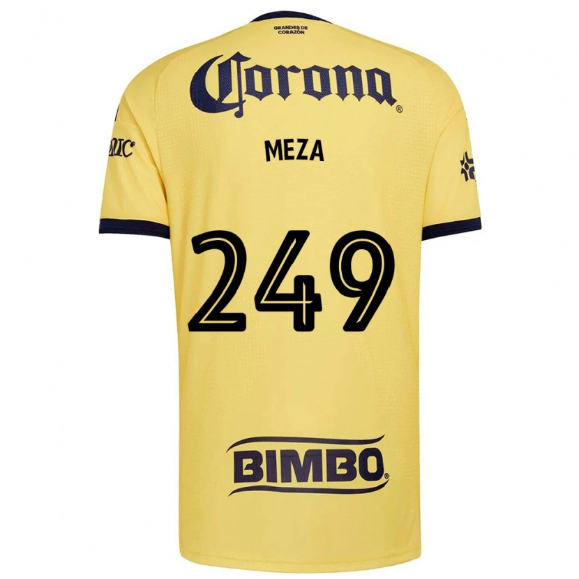 Danxen Män Enrique Meza #249 Gul Röd Svart Hemmatröja Matchtröjor 2026/27 Tröjor T-Tröja