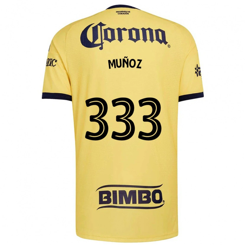 Danxen Män Aarón Muñoz #333 Gul Röd Svart Hemmatröja Matchtröjor 2026/27 Tröjor T-Tröja