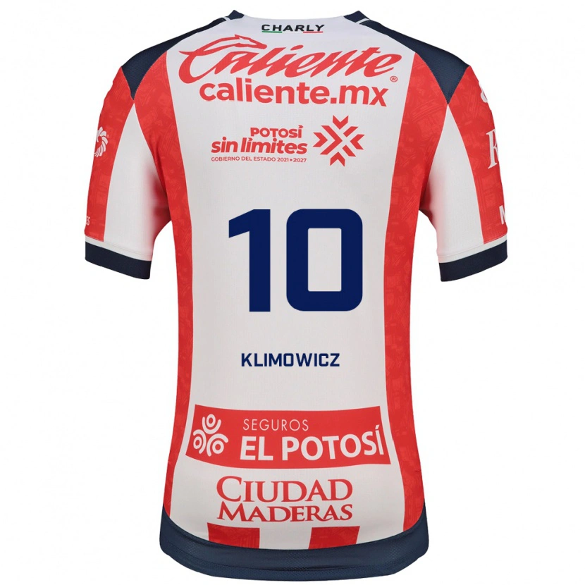 Danxen Män Mateo Klimowicz #10 Röd Vit Svart Hemmatröja Matchtröjor 2026/27 Tröjor T-Tröja