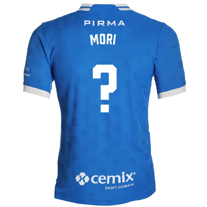 Danxen Män Ramiro Funes Mori #0 Blå Vit Röd Hemmatröja Matchtröjor 2026/27 Tröjor T-Tröja