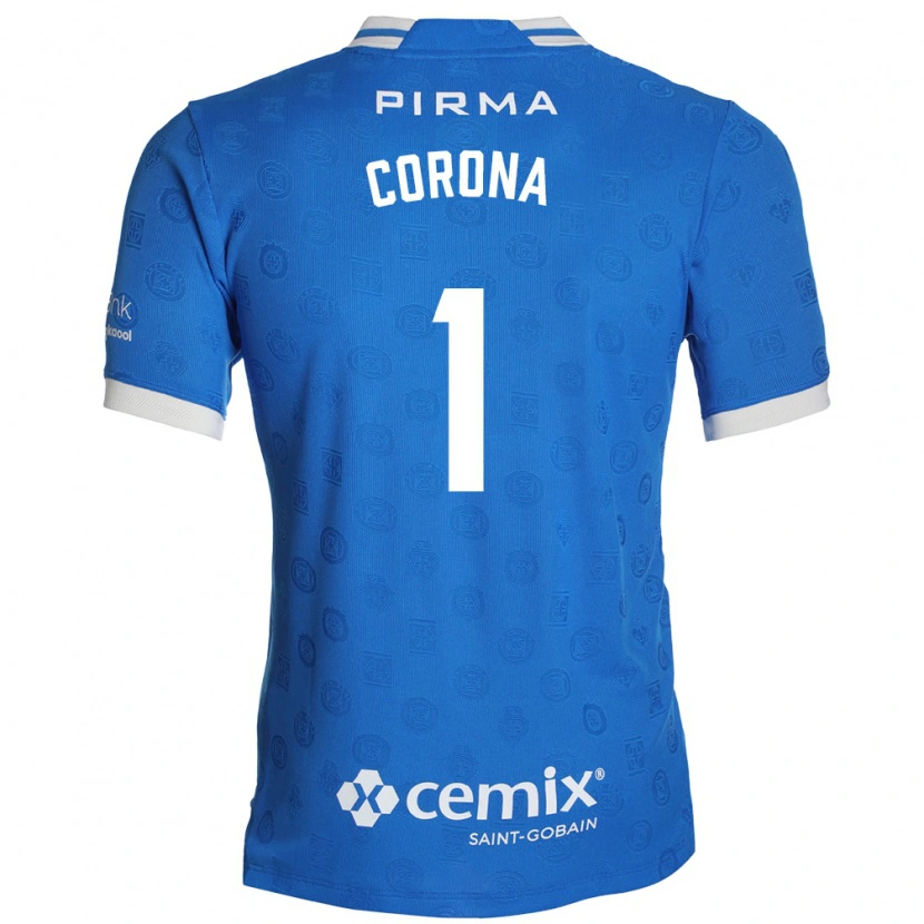 Danxen Män Jose De Jesus Corona #1 Blå Vit Röd Hemmatröja Matchtröjor 2026/27 Tröjor T-Tröja