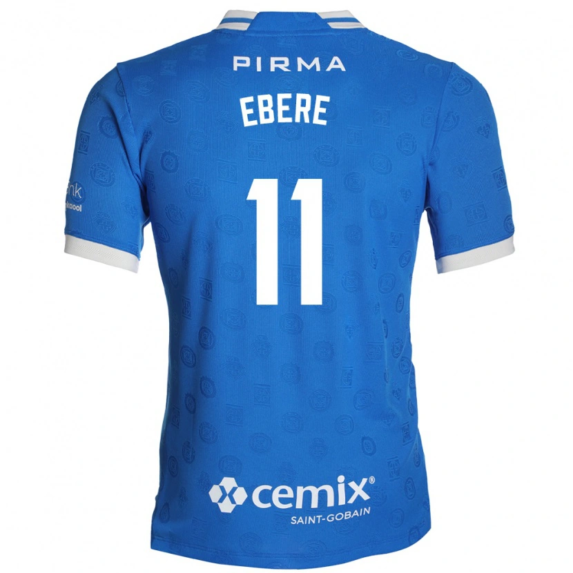Danxen Män Christian Ebere #11 Blå Vit Röd Hemmatröja Matchtröjor 2026/27 Tröjor T-Tröja