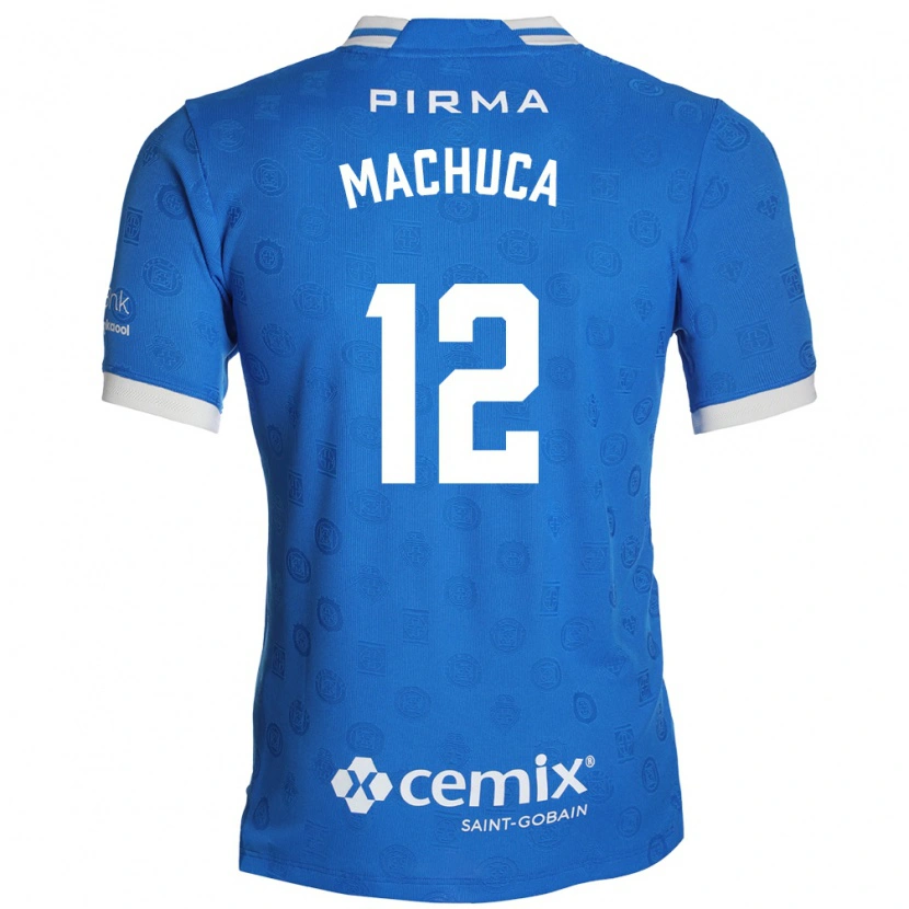 Danxen Män Gabriela Machuca #12 Blå Vit Röd Hemmatröja Matchtröjor 2026/27 Tröjor T-Tröja