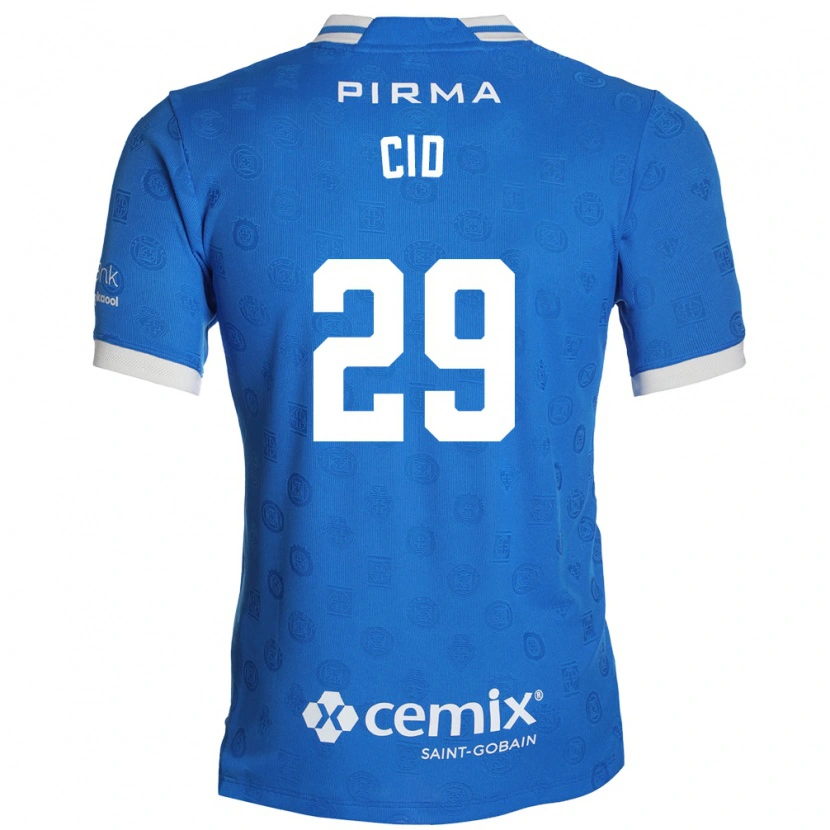 Danxen Män Claudia Cid #29 Blå Vit Röd Hemmatröja Matchtröjor 2026/27 Tröjor T-Tröja