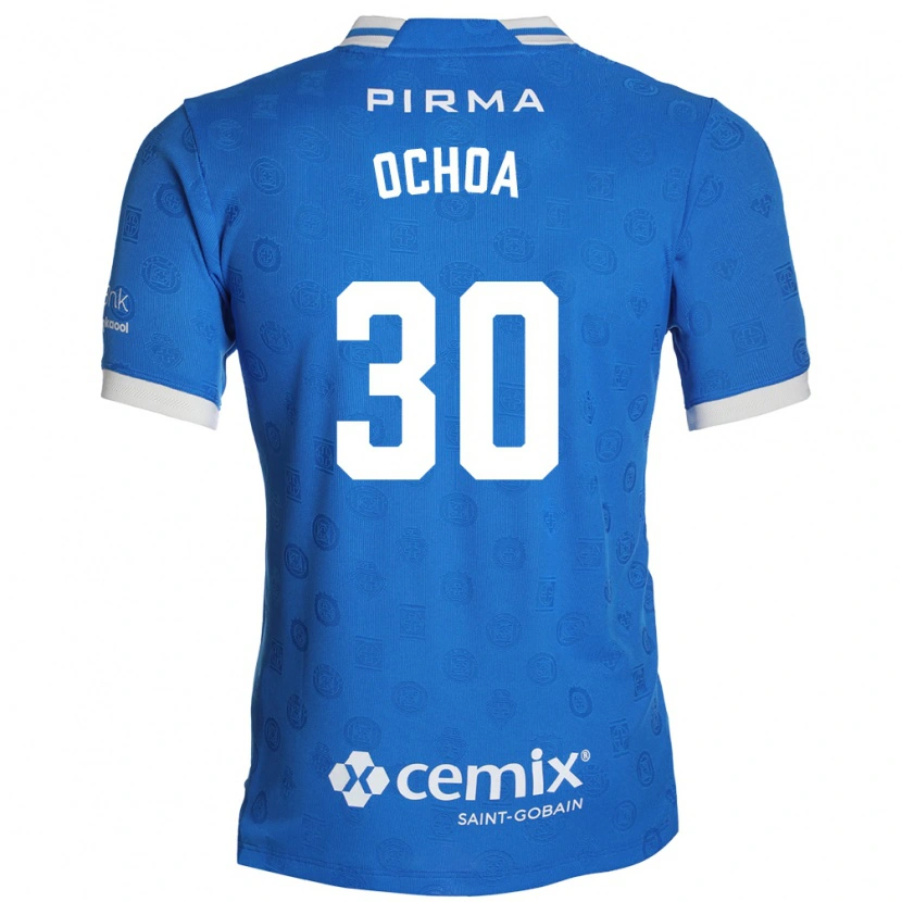 Danxen Män Emmanuel Ochoa #30 Blå Vit Röd Hemmatröja Matchtröjor 2026/27 Tröjor T-Tröja