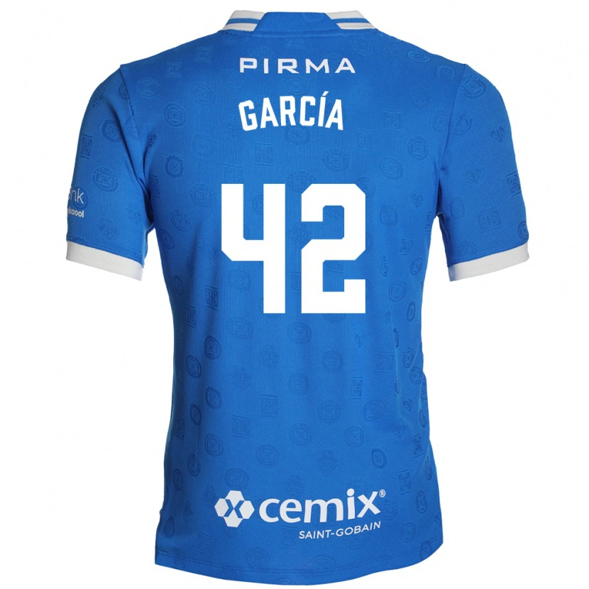 Danxen Män Jorge García #42 Blå Vit Röd Hemmatröja Matchtröjor 2026/27 Tröjor T-Tröja