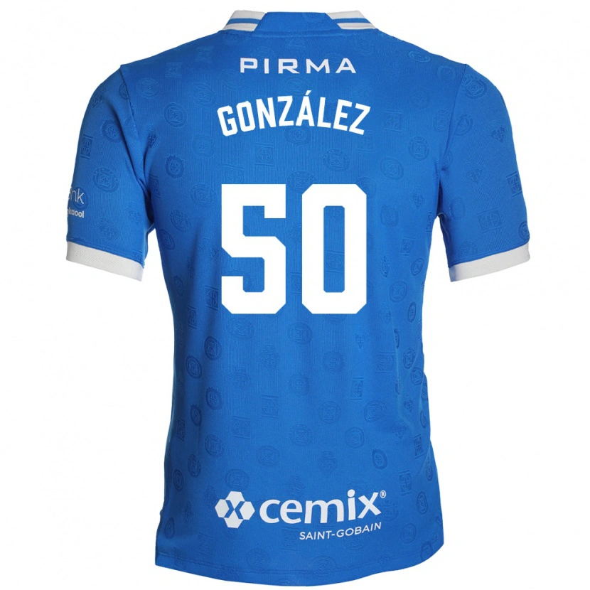Danxen Män Kenneth González #50 Blå Vit Röd Hemmatröja Matchtröjor 2026/27 Tröjor T-Tröja