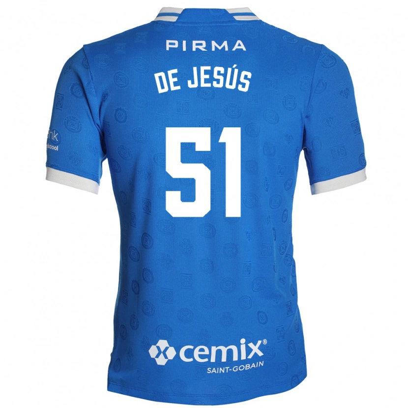 Danxen Män Luis De Jesús #51 Blå Vit Röd Hemmatröja Matchtröjor 2026/27 Tröjor T-Tröja