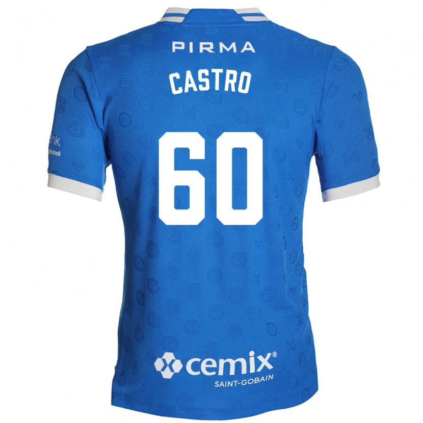 Danxen Män Ariel Castro #60 Blå Vit Röd Hemmatröja Matchtröjor 2026/27 Tröjor T-Tröja