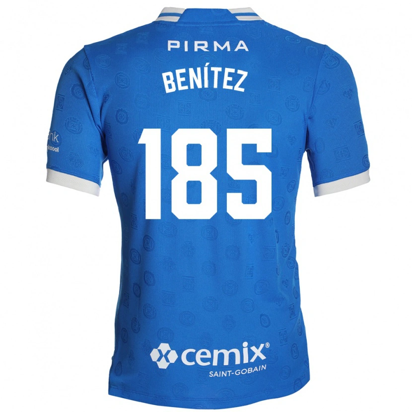 Danxen Män Cristopher Benítez #185 Blå Vit Röd Hemmatröja Matchtröjor 2026/27 Tröjor T-Tröja